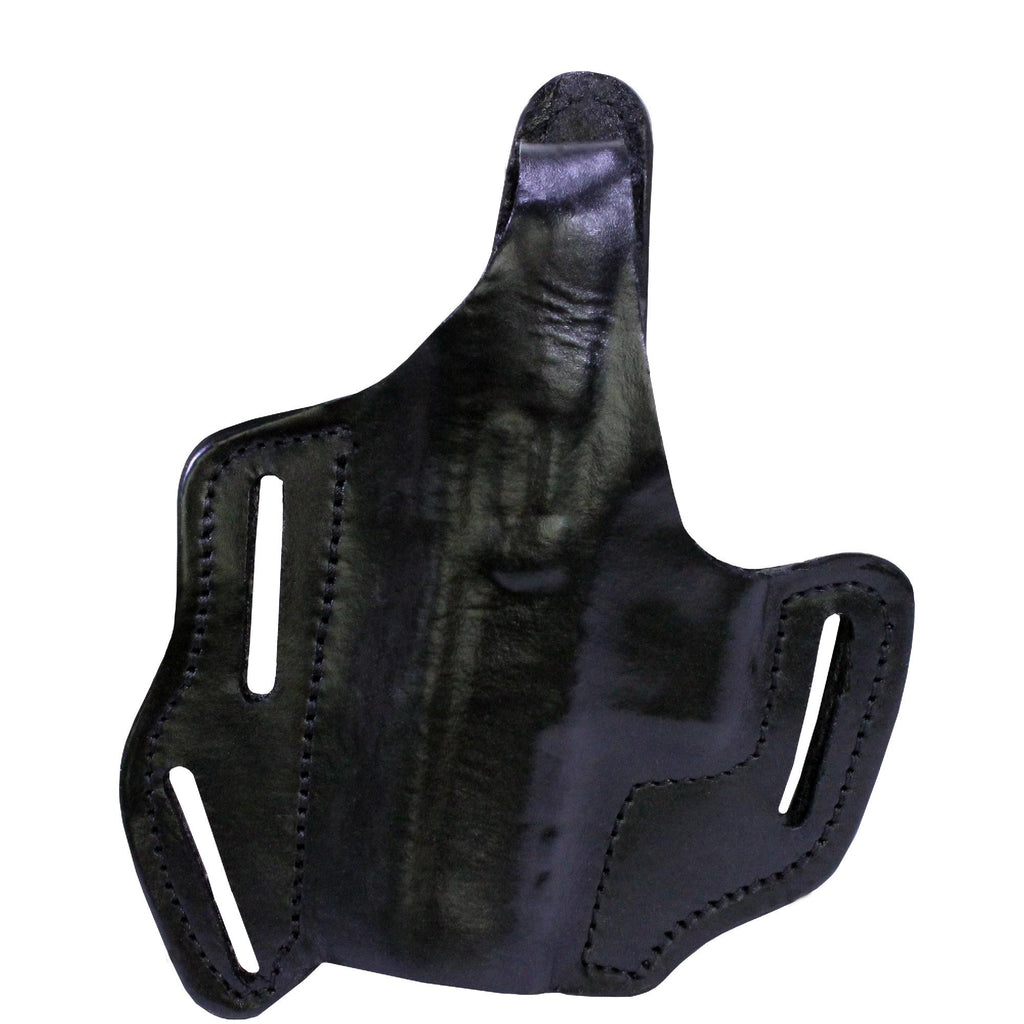 Multi Purpose Pancake Leather Holster - CZ 75 P07 Duty, Black, Left Hand