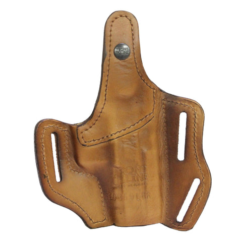 Multi Purpose Pancake Leather Holster - CZ 75 P07 Duty, Brown, Left Hand