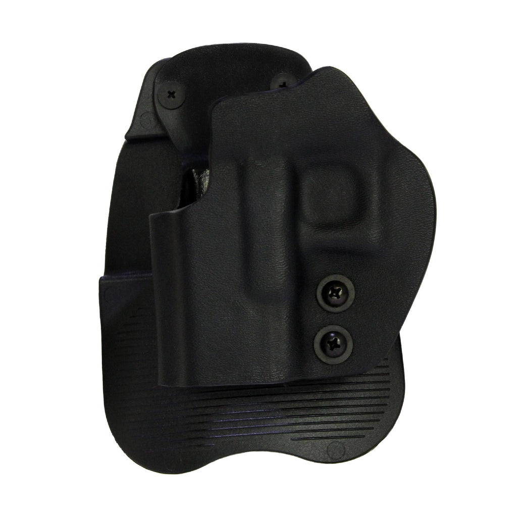 Open Top Kydex Holster - Glock 26-27-28, Black, Left Hand