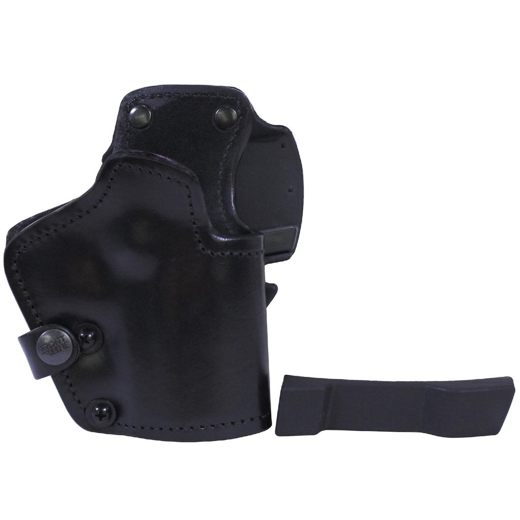 3 Layer Synthetic Leather Belt Holster - Glock 20-21, Black, Right Hand