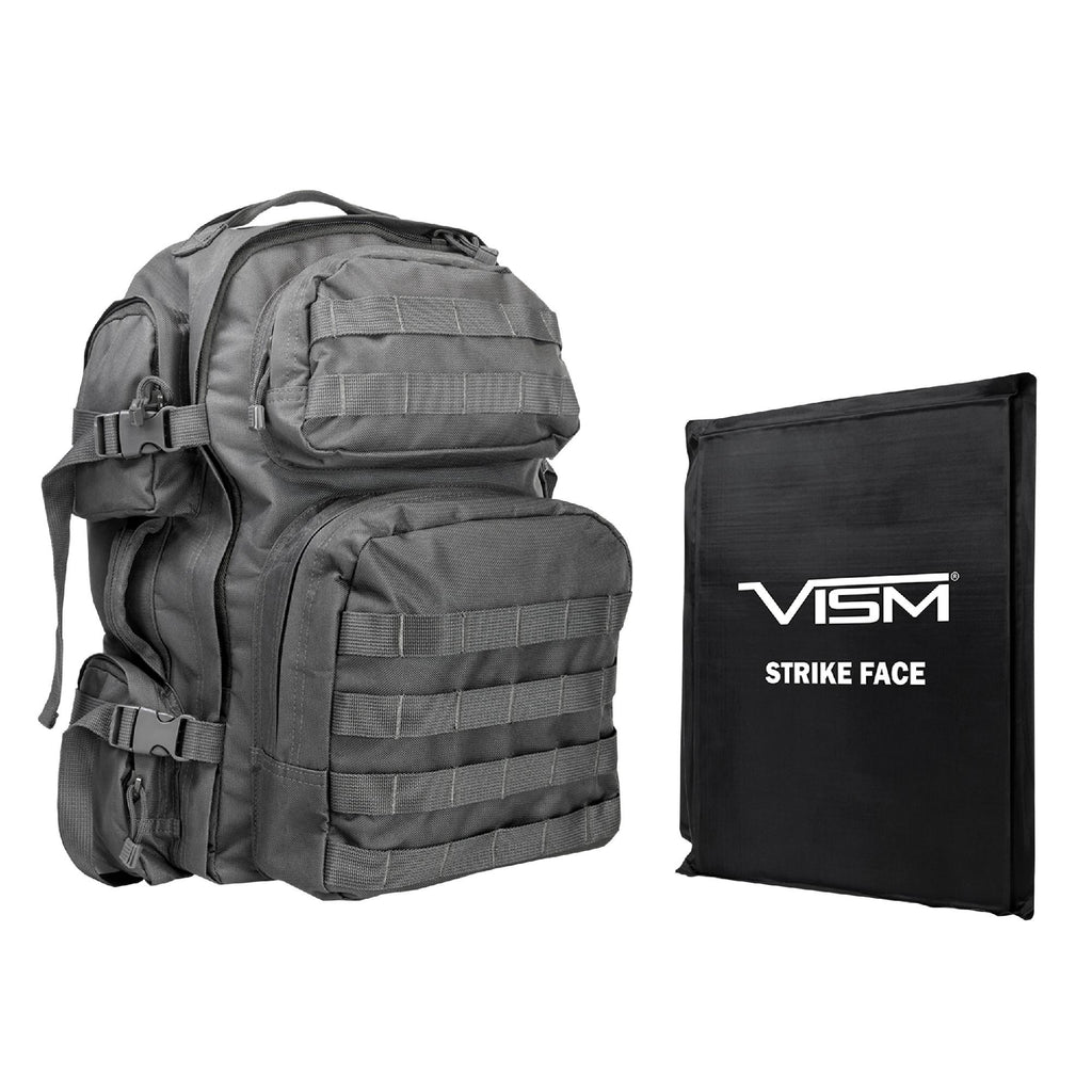 Tactical Backpack with 10" x 12" Square Panels - Urban Gray