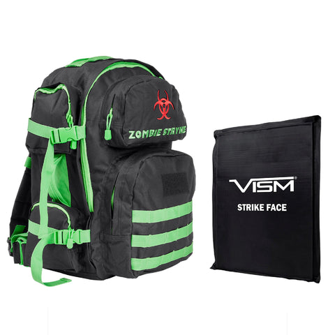 Tactical Backpack with 10" x 12" Square Panels - Zombie Green