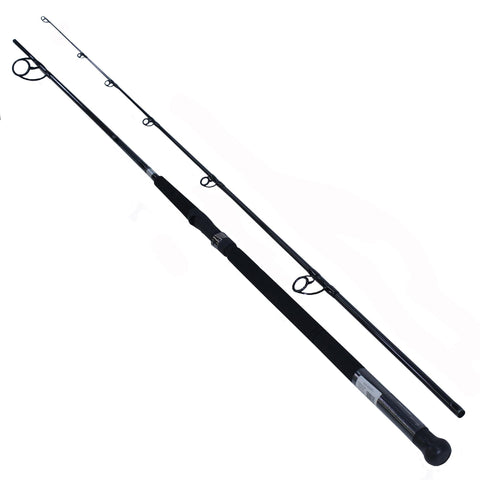 Emcast Surf Spinning Rod - 8' Length, 2 Piece Rod, 12-20 lb Line Rate, 3-4-3 oz Lure Rate, Medium Power