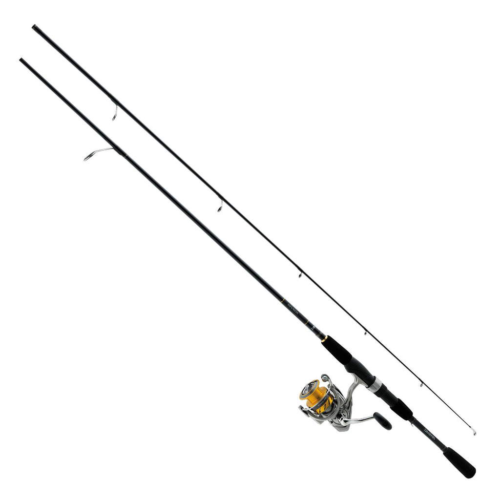 Revros Freshwater Spinning Combo - 5 Bearings, 6'6" Length, 2 Piece Rod, Medium-Light Power