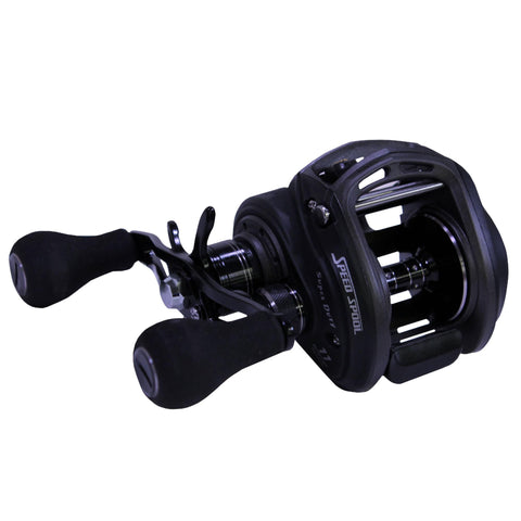 SuperDuty Wide Speed Spool Casting Reel - 8.0:1 Gear Ratio, 11 Bearings, 35" Retrieve Rate, 14 lb Max Drag, Left Hand