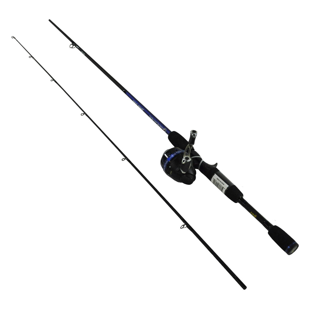 American Hero Freshwater Spincast Combo, 6' 2pc Rod, 3.1: Gear Ratio, 0 Bearings