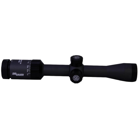 Whiskey3 SFP Hunting Riflescope - 2-7x32mm, 1" Main Tube, Illuminated QuadPlex Wire Reticle, Black