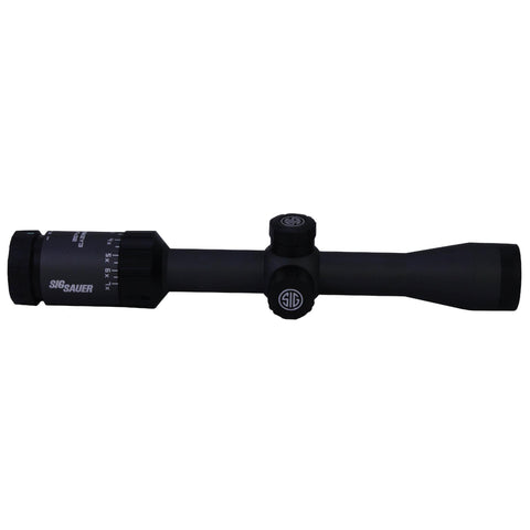 Whiskey3 SFP Hunting Riflescope - 3-9x40mm, 1" Main Tube, Illuminated QuadPlex Wire Reticle, Black