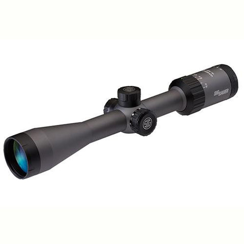 Whiskey3 SFP Hunting Riflescope - 4-12x40mm, 1" Main Tube, QuadPlex Illuminated Reticle, Black