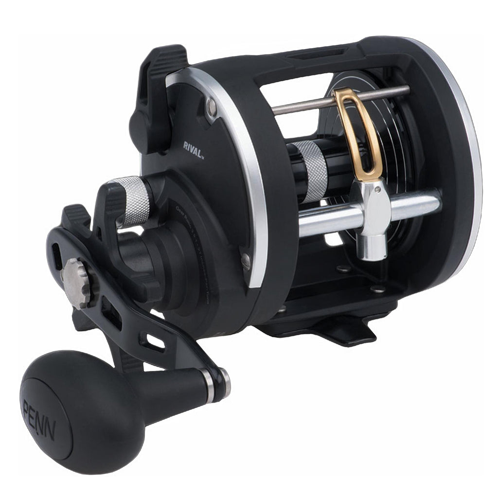 Rival Level Wind Conventional Reel - 30 Reel Size, 3.9:1 Gear Ratio, 27" Retrieve Rate, 3 Bearings, Left Hand