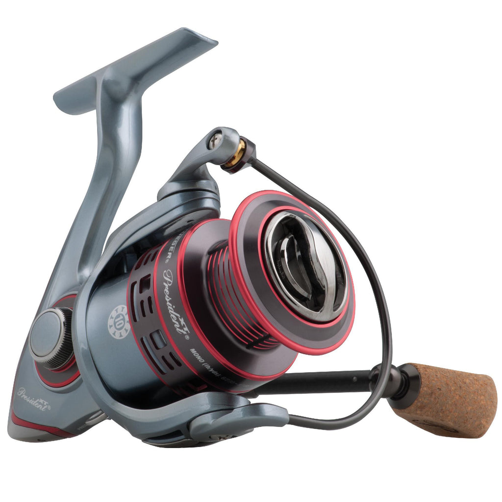 President XT Spinning Reel - 35, 6.2:1 Gear Ratio, 10 Bearings, 27.40" Retrieve Rate, Left Hand