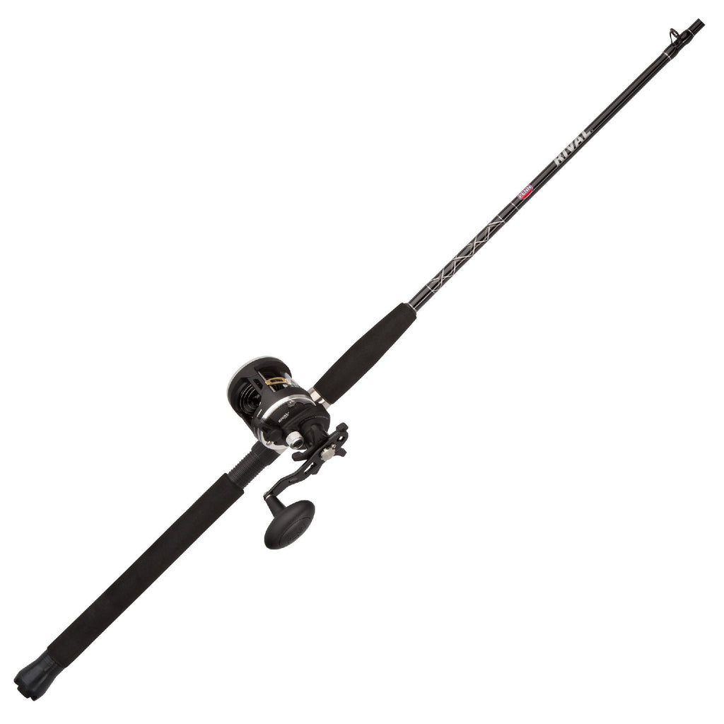 Rival Level Wind Conventional Reel - 20, 5.1:1 Gear Ratio, 6'6" 1pc Rod, 20-40 Line Rate, Medium-Heavy Power