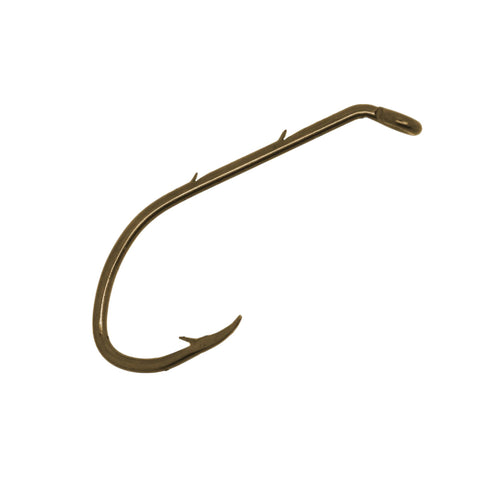 ProV Bend Bait Holder Down Eye - Size 1-0, Bronze