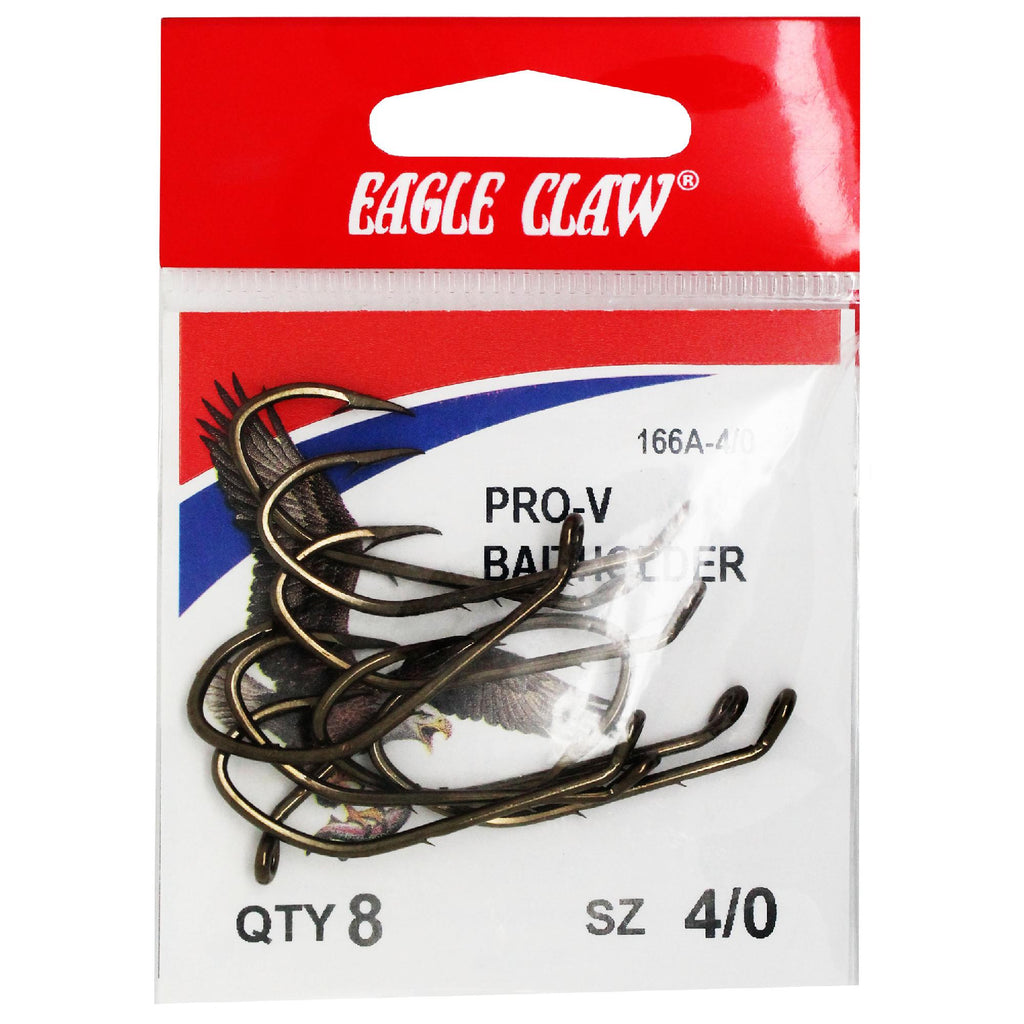 ProV Bend Bait Holder Down Eye - Size 4-0, Bronze