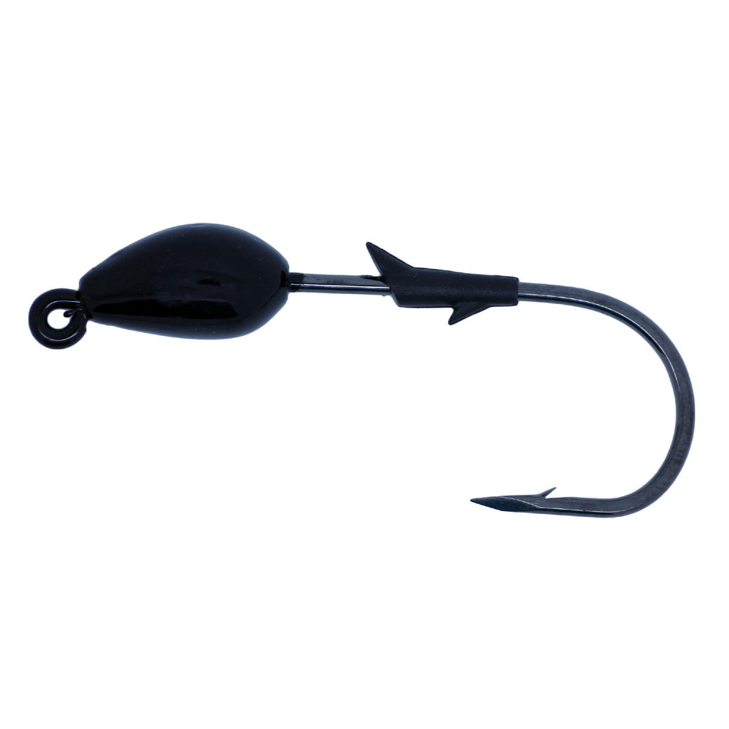 TroKar Swimbait Head Jig - 5-16 oz., Black, Per 3