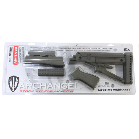 Archangel Op for AK-47-AKM Series - Complete Set, Olive Drab Green Polymer