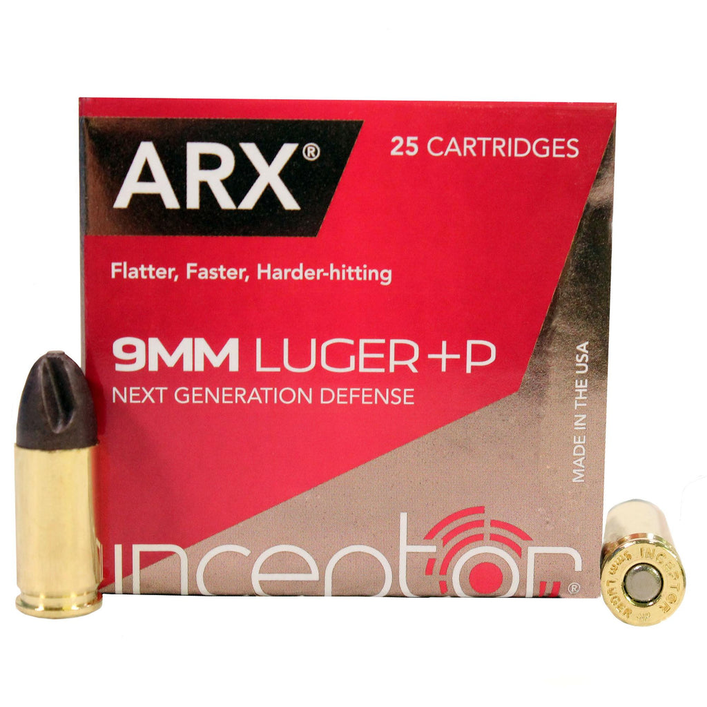 9mm +P, 65 Grains, ARX, Per 25