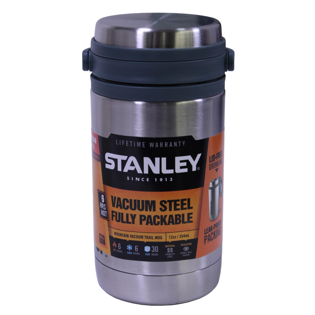 Mountain Vacuum Trail Mug, 12 oz, Stainless Steel