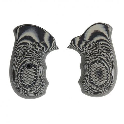 G-10 Tactical Pistol Grips - Smith & Wesson J-Frame, Gray-Black, Checkered