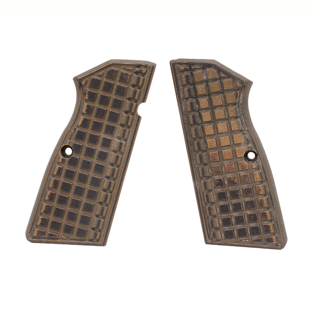 G-10 Tactical Pistol Grips - Browning Hi Power G10, Grappler, Green-Black