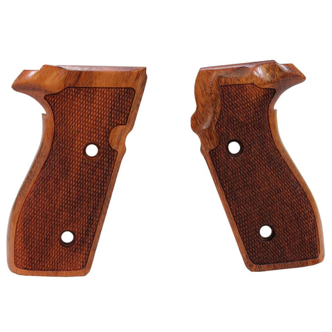 Sig P227 DA-SA Grips - Goncalo Alves, Checkered