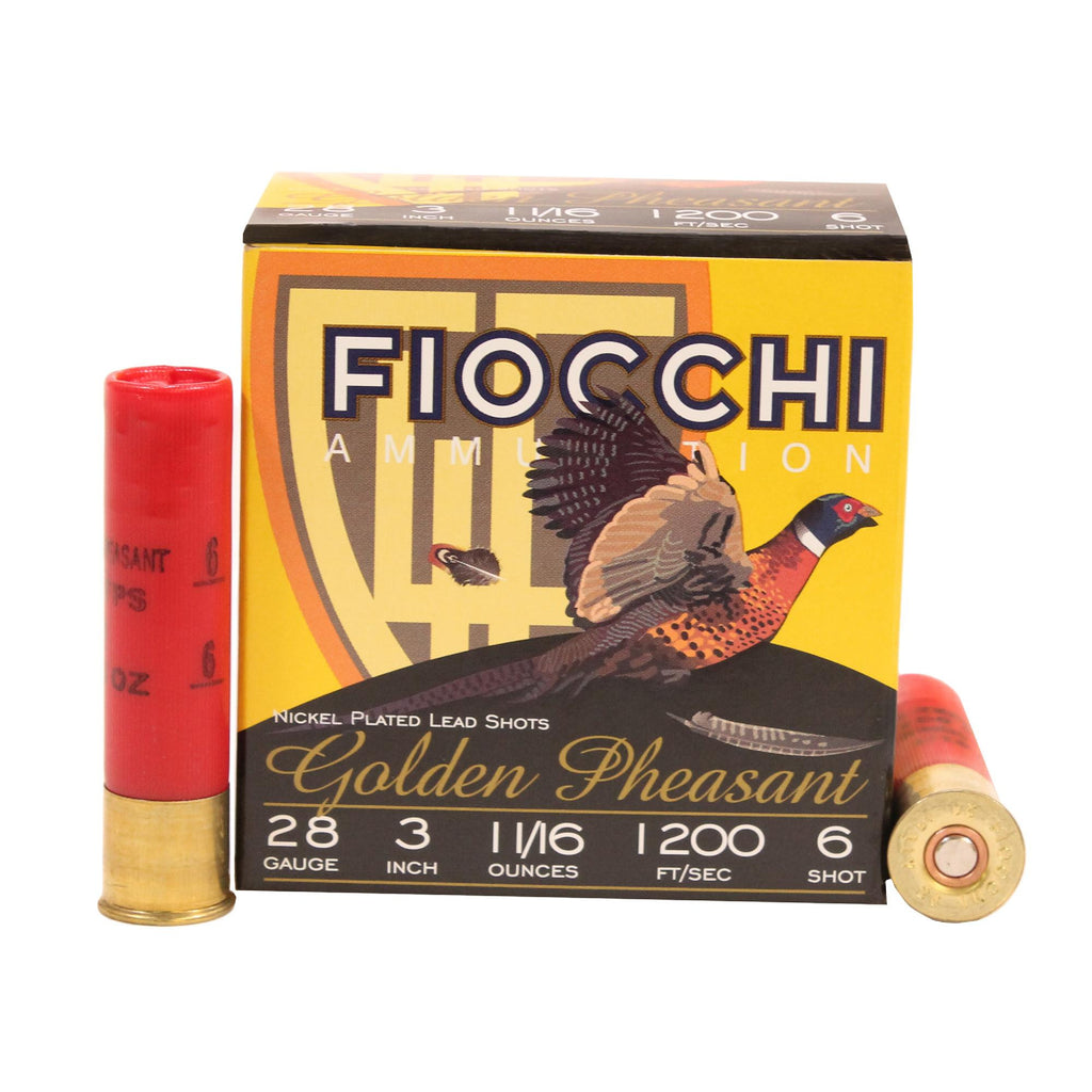 28 Gauge - Golden Pheasant, 3", 1 1-16 oz, 6 Shot, Per 25