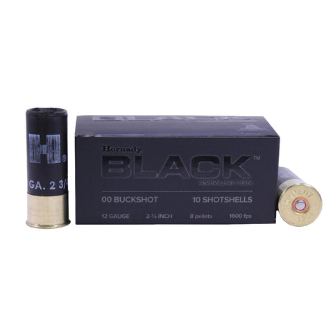 Black - 12 Gauge, 00 Buckshot, 10