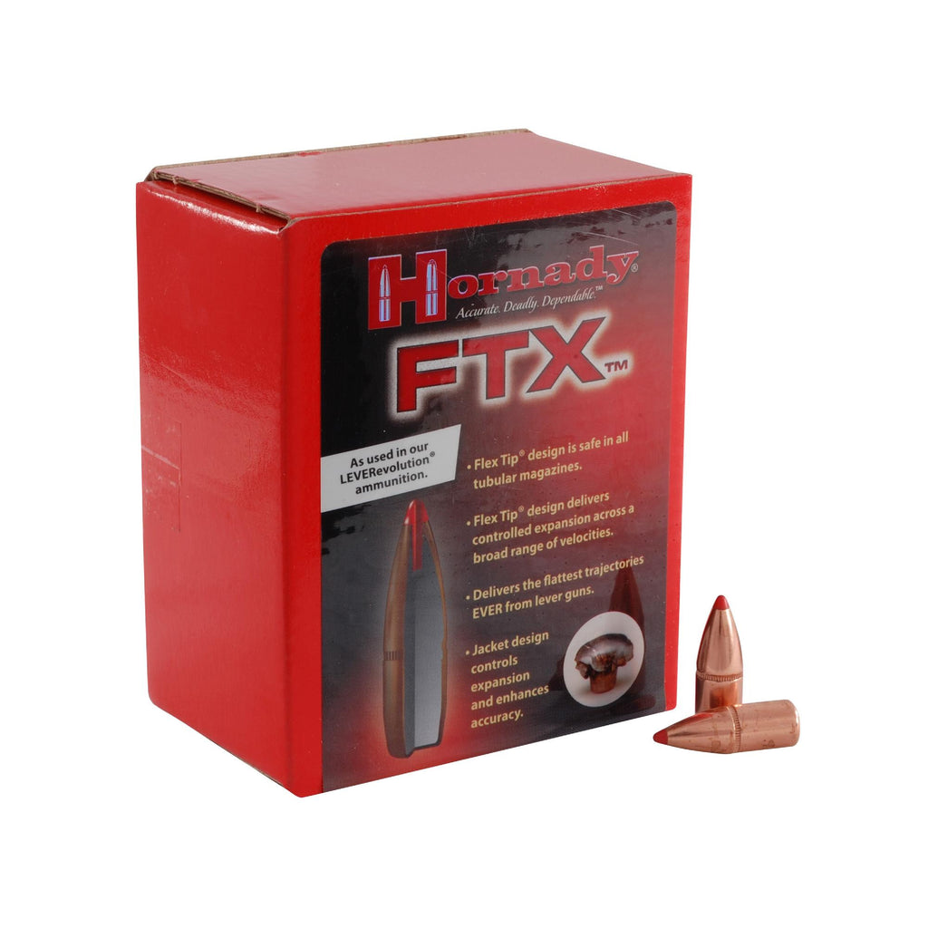 25 Caliber Bullets - FTX, .257", 110 Grains, Flex Tip eXpanding, Per 100