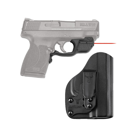 Laserguard - Smith & Wesson M&P 45 Shield, Red Laser with Blade Tech Holster, Clam Package