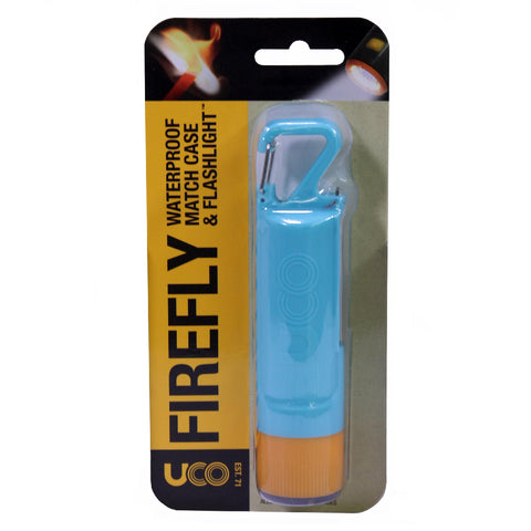 Firefly Matchcase-Flashlight - LED, Bottle Opener, Turquoise