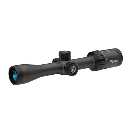 Whiskey3 SFP Hunting Riflescope - 2-7x32mm, 1" Main Tube, Illuminated HellFire QuadPlex, Matte Black