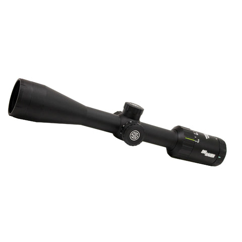 Whiskey3 SFP Hunting Riflescope - 4-12x40mm, 1" Main Tube, Illuminated HellFire QuadPlex Reticle, Black