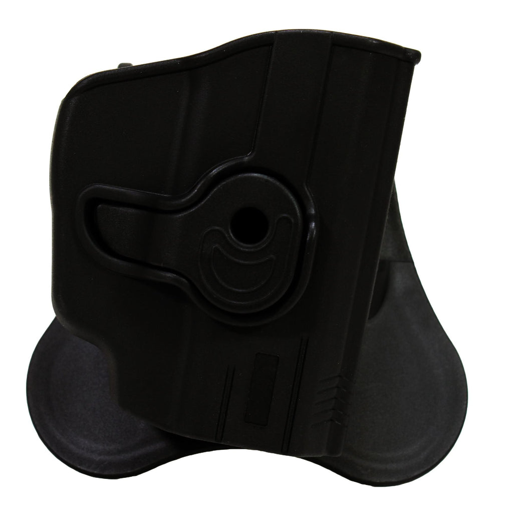 Rapid Release Polymer Holster - Ruger LC9 with Laser, Black, Right Hand