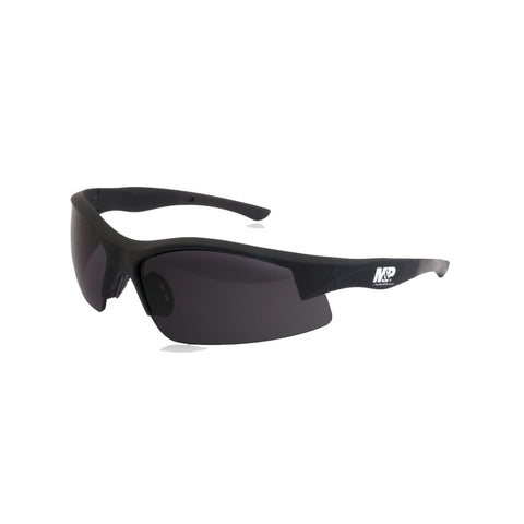 M&P Super Cobra Shooting Glasses - Black Frame, Smoke Lens