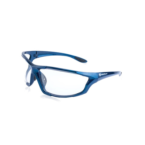 Major Shooting Glasses - Blue Frame, Clear Lens