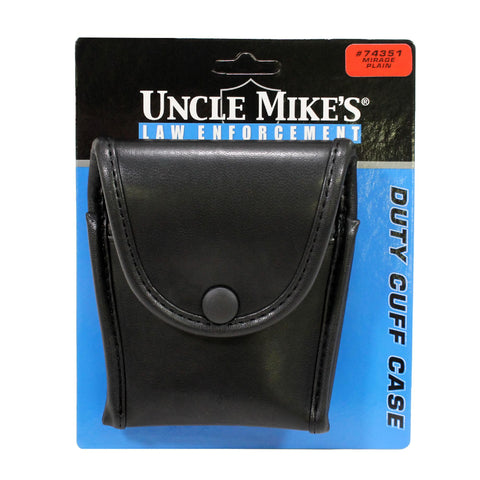 Mirage Compact Cuff Case with Flap - Plain Black