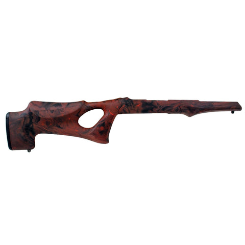 10-22 Takedown Thumbhole .920" Diameter Barrel Rubber OverMolded Stock - Red Lava