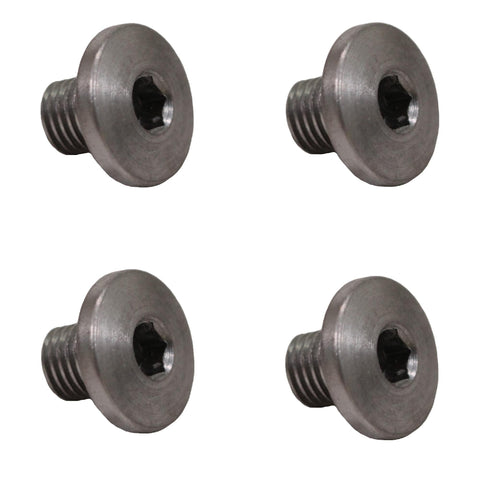 P238-P938 Screws - 4 Hex Head, Short, Stainless Finish