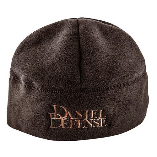 Fleece Beanie - Caf� Brown with Tan Logo