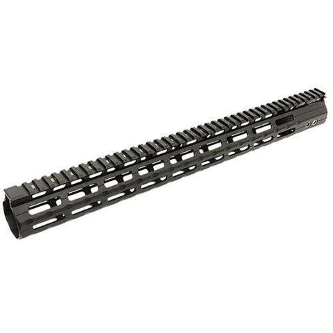 UTG Pro M-Lok Super Slim Free Float Handguard - 17", M&P 10, Black