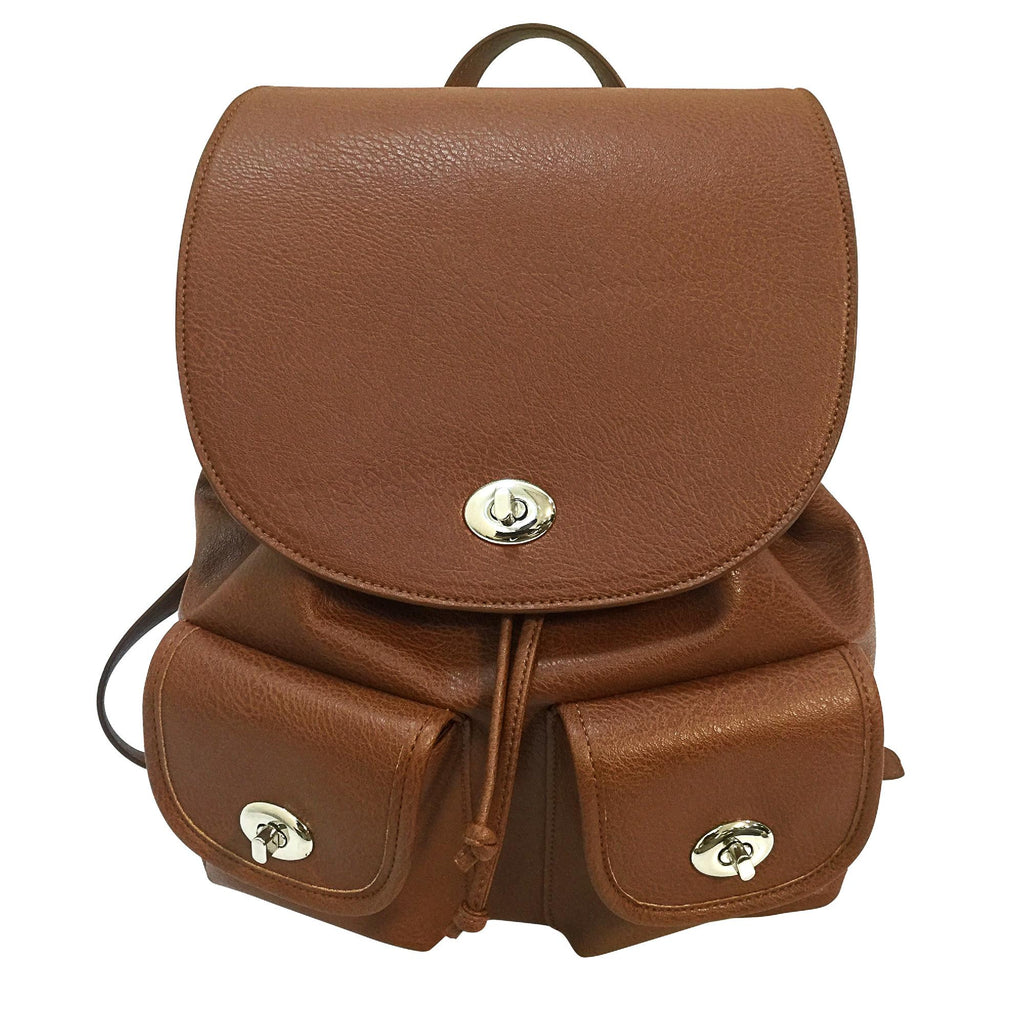 Concealed Carry Womens Backpack - Brown