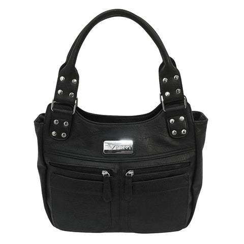 VISM Concealed Carry Hobo Bag - Black