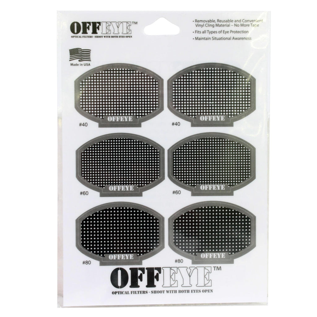 Off-Eye Optical Lens Filters - 40-60-80 Kit