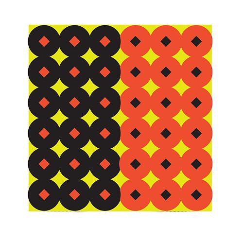 Shoot-N-C 1" Pasters Targets, Orange and Black