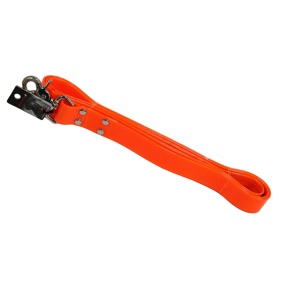 Leashes and Leads - 72" Length, 1" Width, All Season Material, Orange