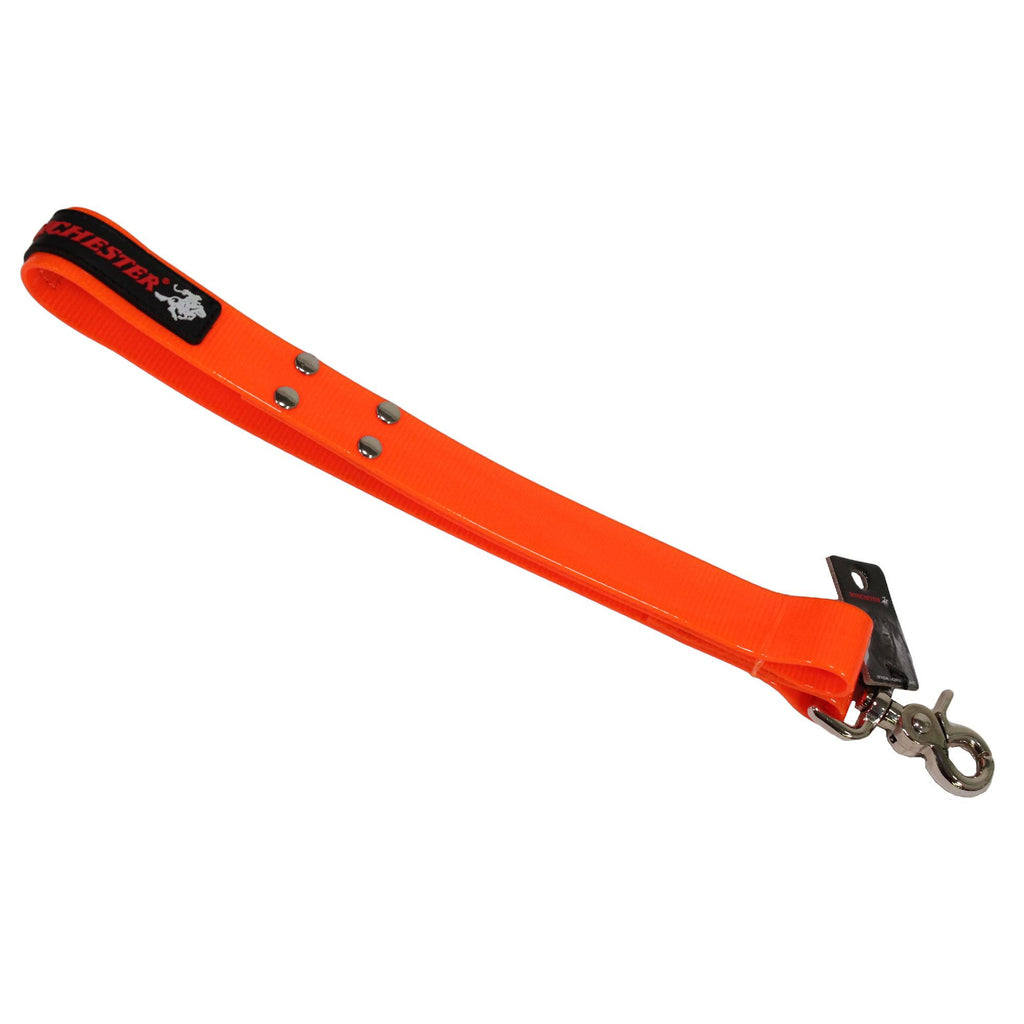 Leashes and Leads - 24" Length, 1" Width, All Season Material, Blaze Orange