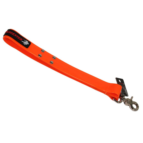 Leashes and Leads - 24" Length, 1" Width, All Season Material, Blaze Orange