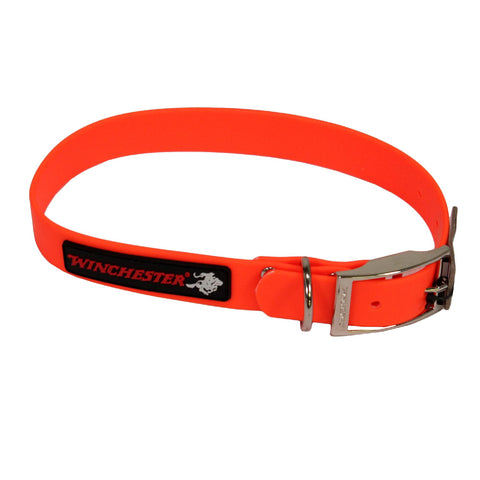 WSP Textured Coated Collar - 22" Length, 1" Width, Orange