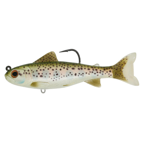 Trout  (Parr) - Freshwater, 5", 8-0 Hook, Medium-Slow Sinking, Silver-Olive