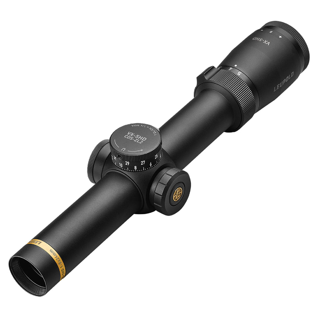 VX-5HD Riflescope - 1-5x24mm, 30mm Tube,  CDS-ZL2, Illuminated FireDot Duplex Reticle, Matte Black